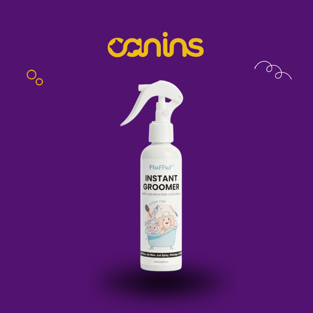 Instant Groomer water less bath
