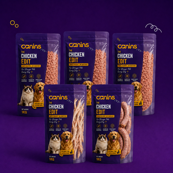 Trial bundle (3 kg minced chicken + 1 kg neck + 1 kg foot)