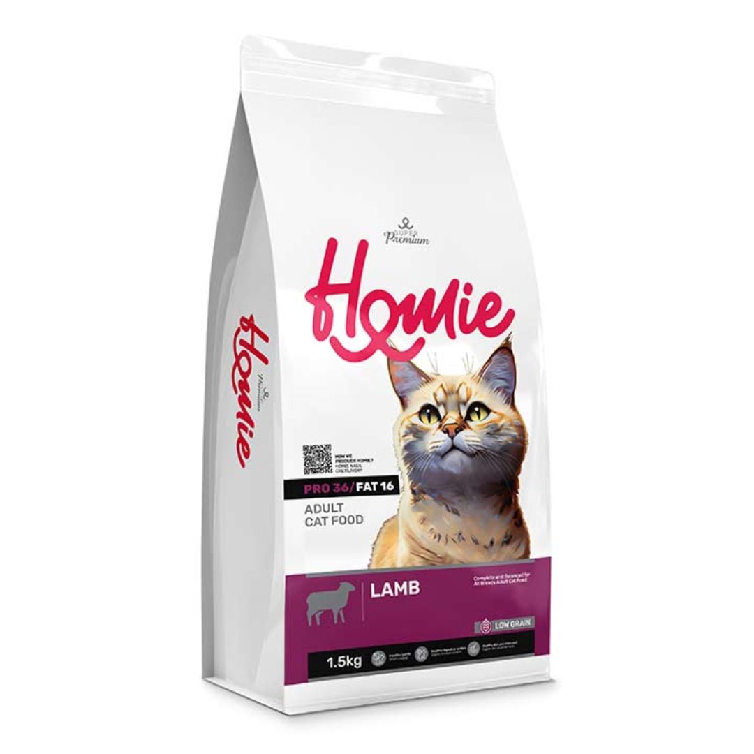 Homie Super Premium Adult Cat Food - Lamb (Low Grain)