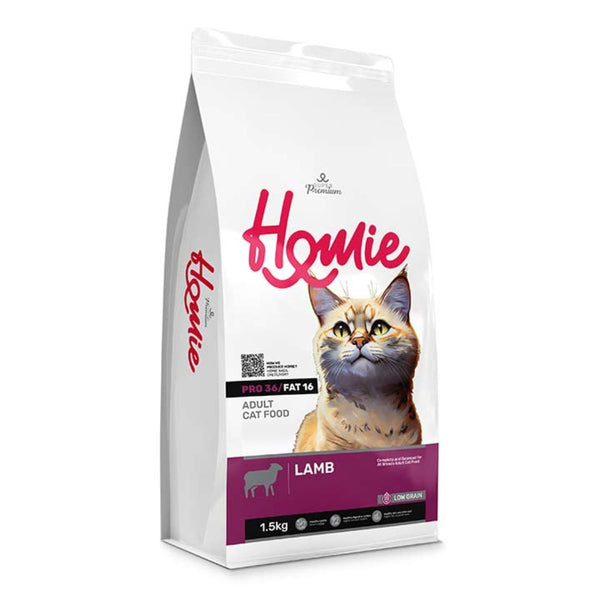 Homie Super Premium Adult Cat Food - Lamb (Low Grain)