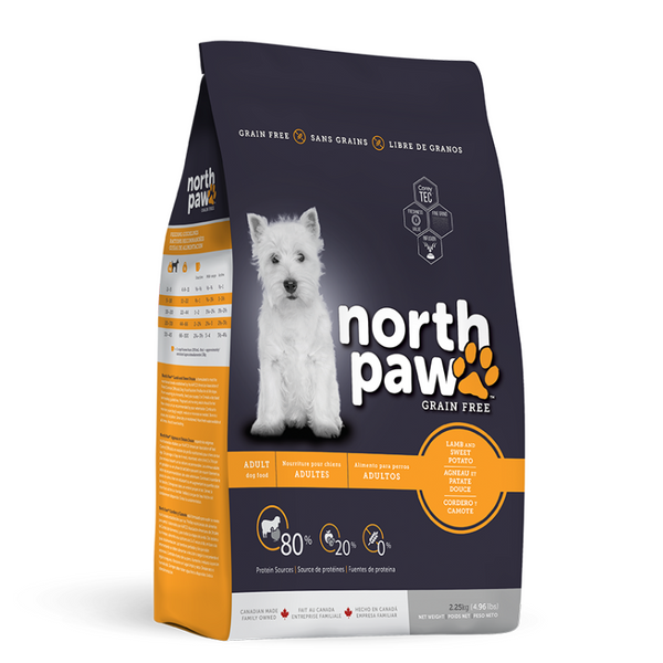 North Paw Grain Free Lamb & Sweet Potato Adult Dog Food