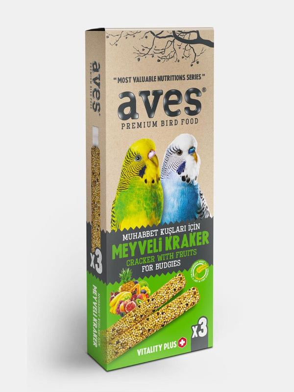 Aves Premium Cracker With Fruits For Budgies