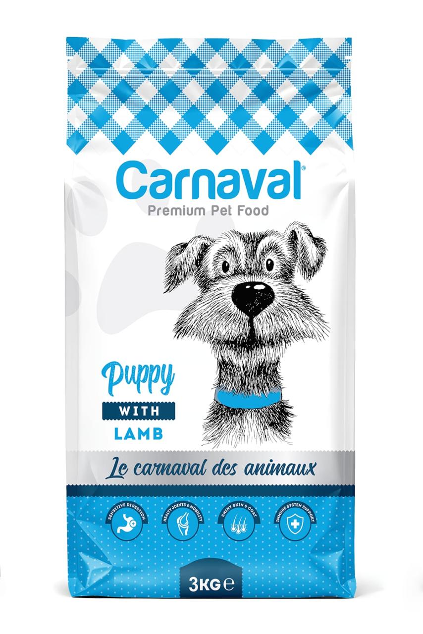 Carnaval Premium Puppy Dog Food with Lamb