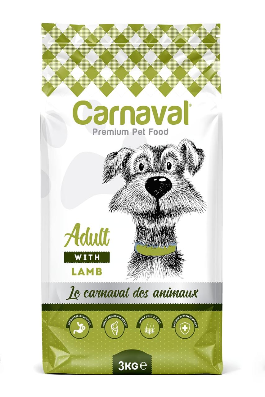 Carnaval Premium Adult Dog Food with Lamb