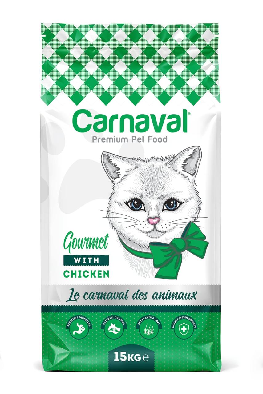 Carnaval Premium Adult Cat Food Gourmet with Chicken