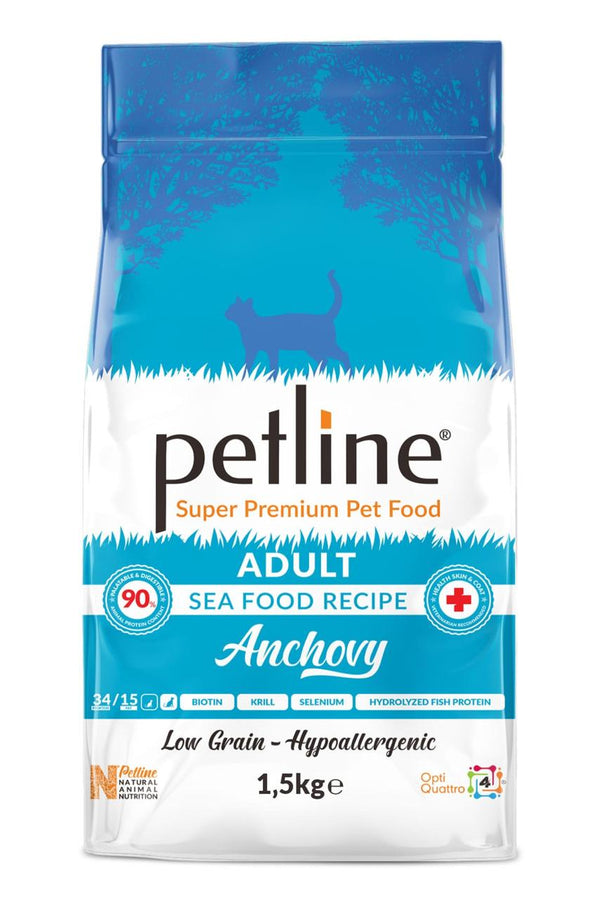 Petline Super Premium Adult Sea Food Anchovy Cat Food