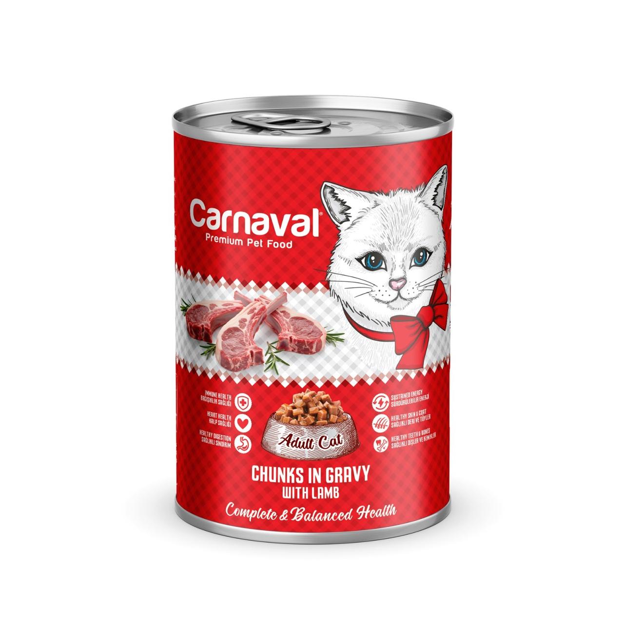 Carnaval Premium Adult Cat Cans with Lamb