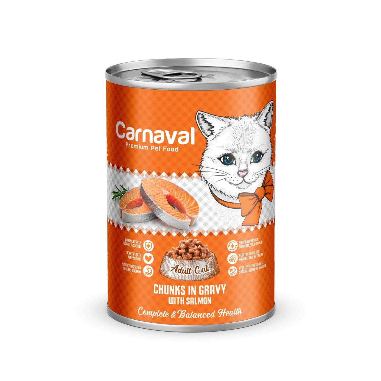 Carnaval Premium Adult Cat Cans with Salmon