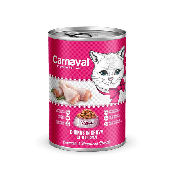 Carnaval Premium Kitten Cat Cans with Chicken